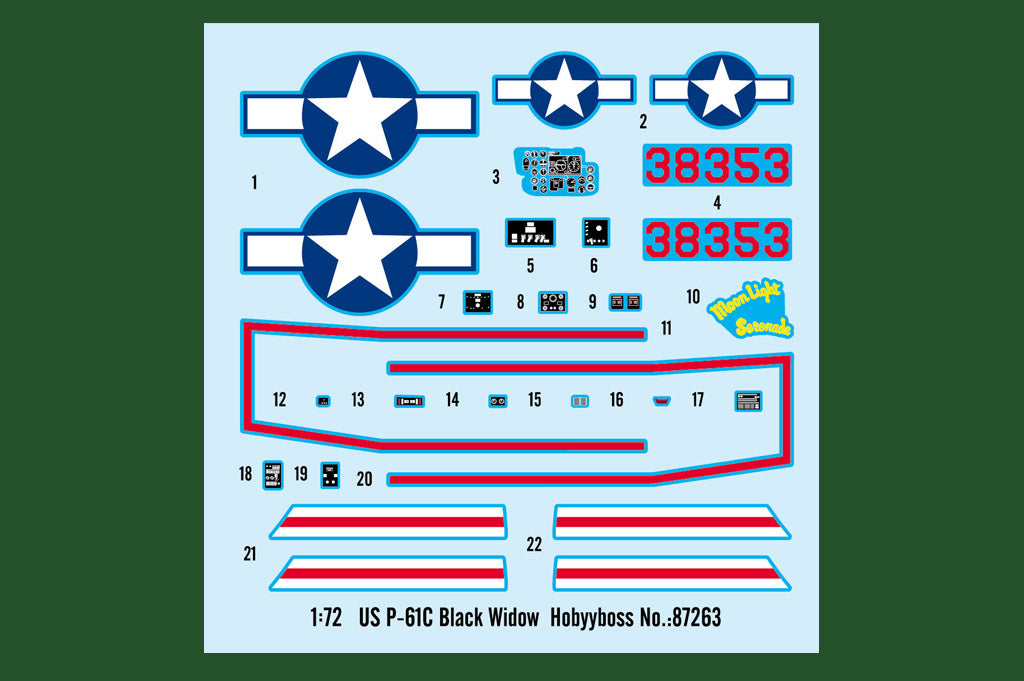1/72 US P-61C Black Widow - Hobby Sense