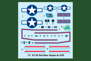 1/72 US P-61C Black Widow - Hobby Sense