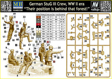 1/35 German StuG III Crew, WWII. "Their position is behind that forest!" - Hobby Sense