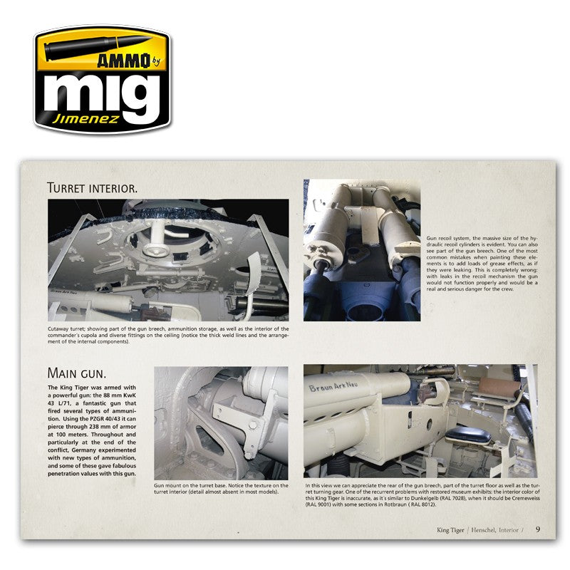 Ammo Mig King Tiger - Visual Modelers Guide - Hobby Sense