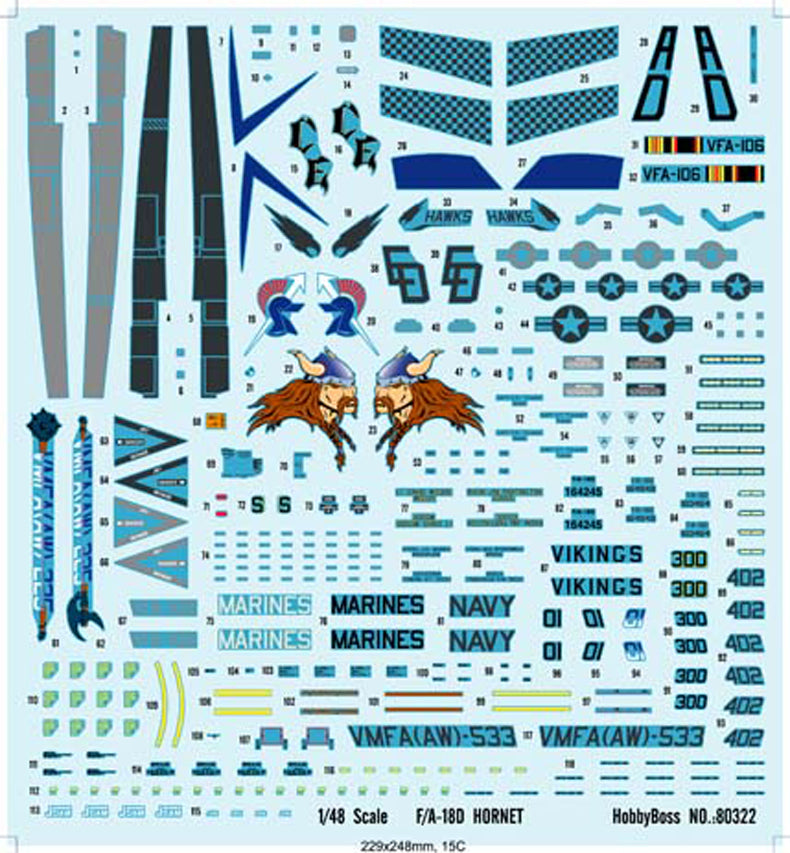 1/48 FA18D Hornet - Hobby Sense