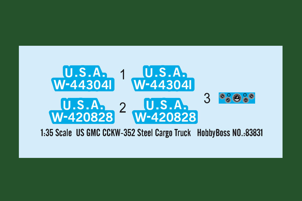 1/35 US GMC CCKW-352 Steel Cargo Truck - Hobby Sense