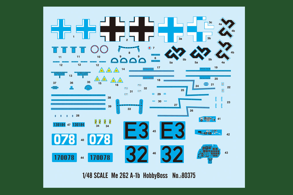 1/48 Messerschmitt Me 262 A-1b - Hobby Sense