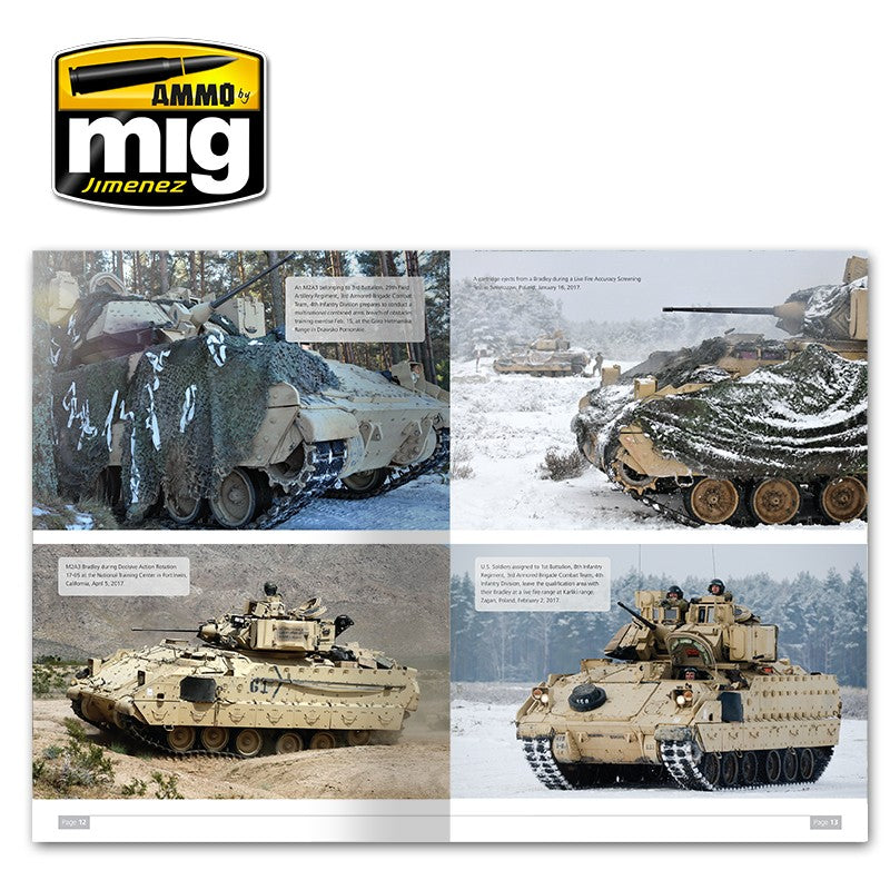 Ammo Mig M2A3 Bradley Fighting Vehicle in Europe - In Detail Vol. 2 - Hobby Sense