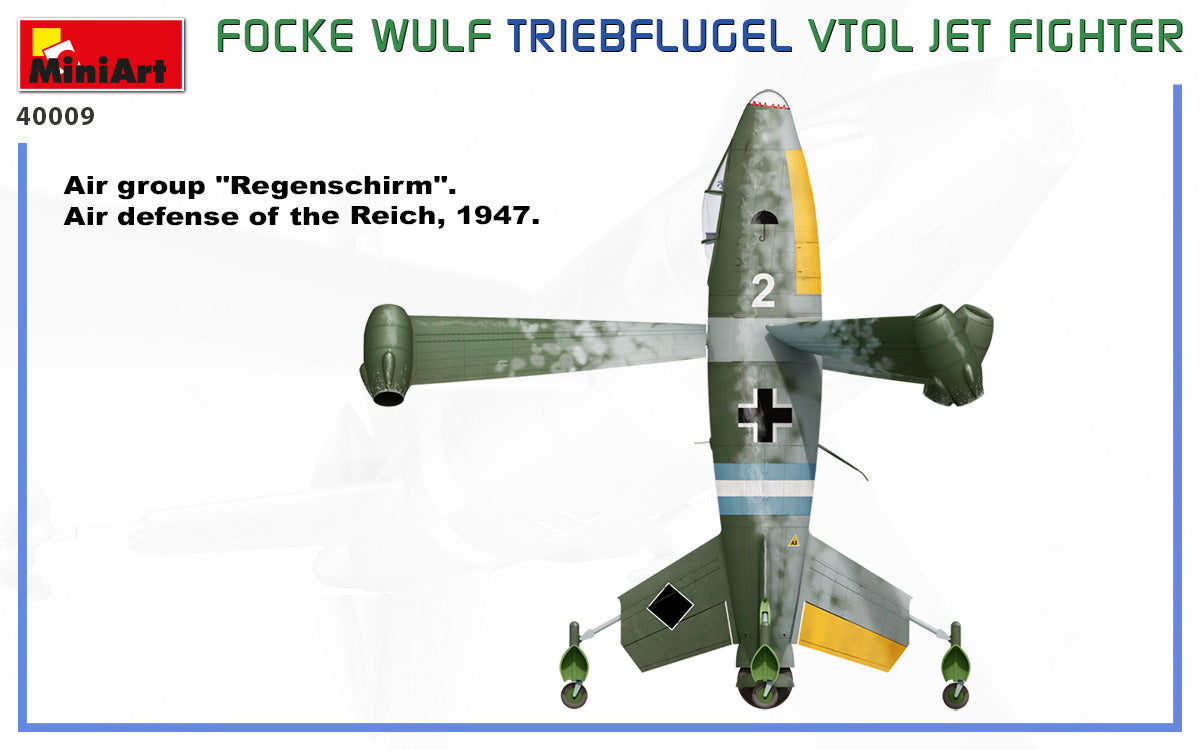 1/35 Focke Wulf Triebflugel (VTOL) Jet Fighter - Hobby Sense