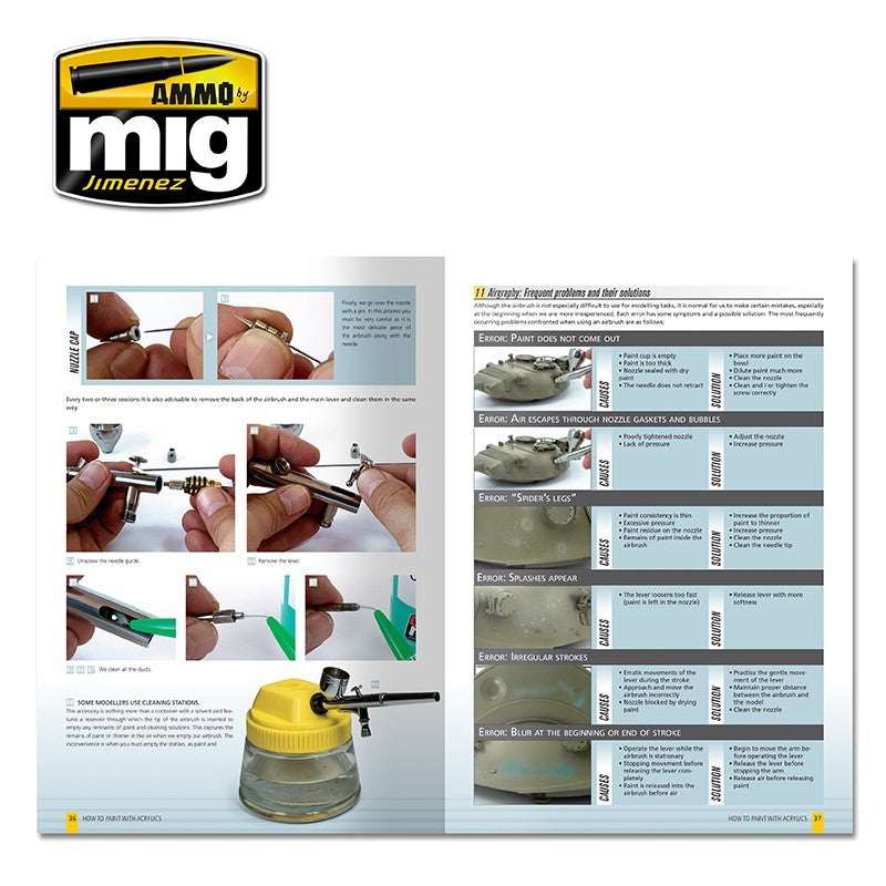 Ammo Mig How to Paint with Acrylics - Ammo Modelling Guide - Hobby Sense