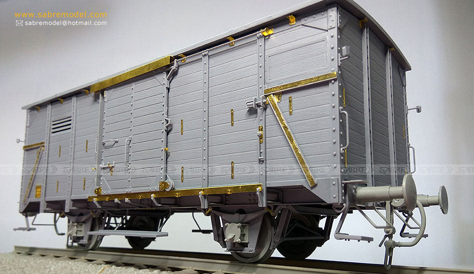 1/35 German Railway Covered G10 Wagon (6n in 1) - Hobby Sense