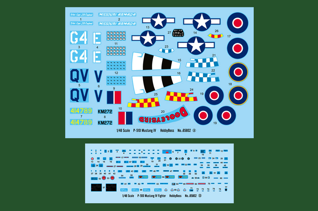 1/48 P51D Mustang IV Fighter - Hobby Sense