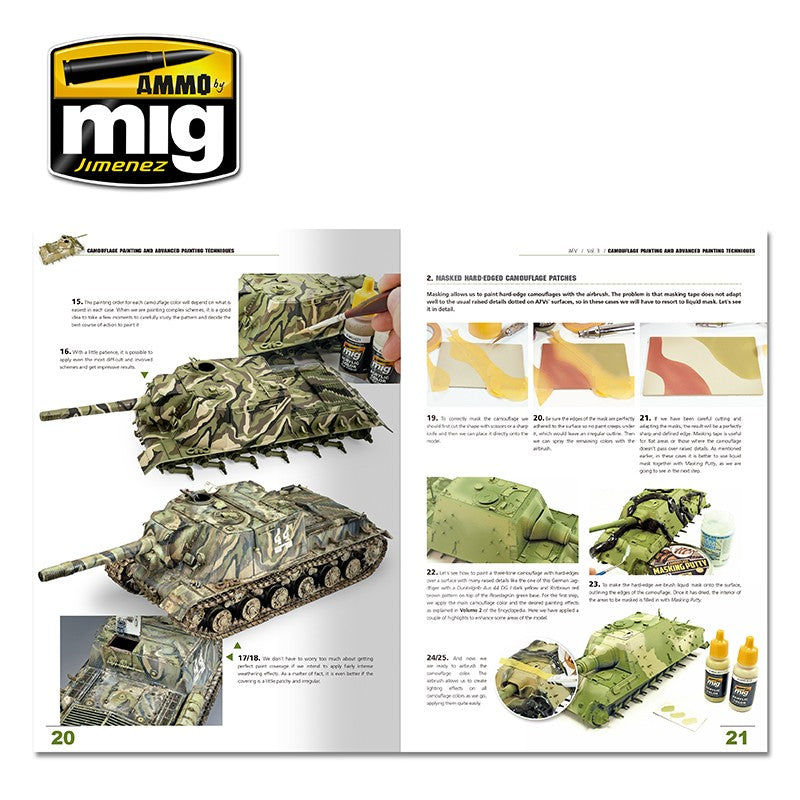 Ammo Mig Encyclopedia of Armour Modelling Techniques - Vol. 3: Camouflages - Hobby Sense