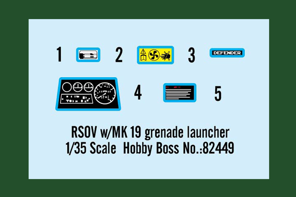1/35 RSOV with MK 19 Grenade Launcher - Hobby Sense