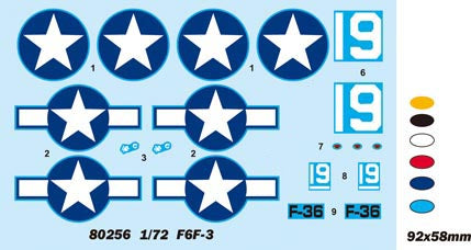 1/72 F6F-3 Hellcat, Easy Kit - Hobby Sense