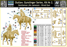 1/35 Outlow. Gunslinger series. Kit No. 2. Gentleman Jim Jameson - Hired Gun - Hobby Sense
