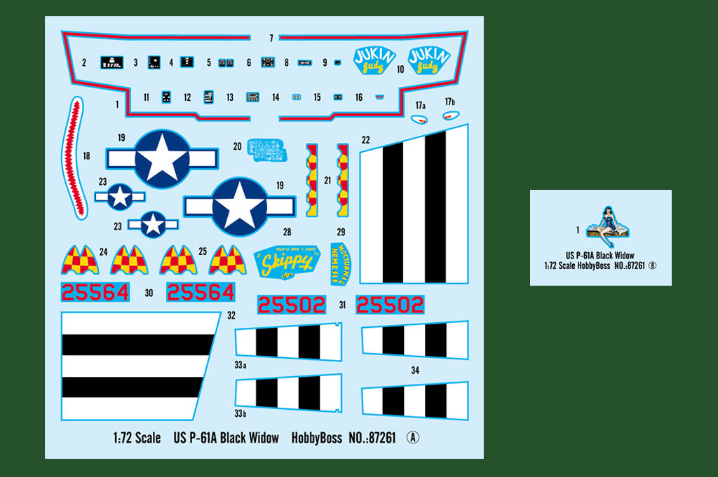 1/72 US P-61A Black Widow - Hobby Sense