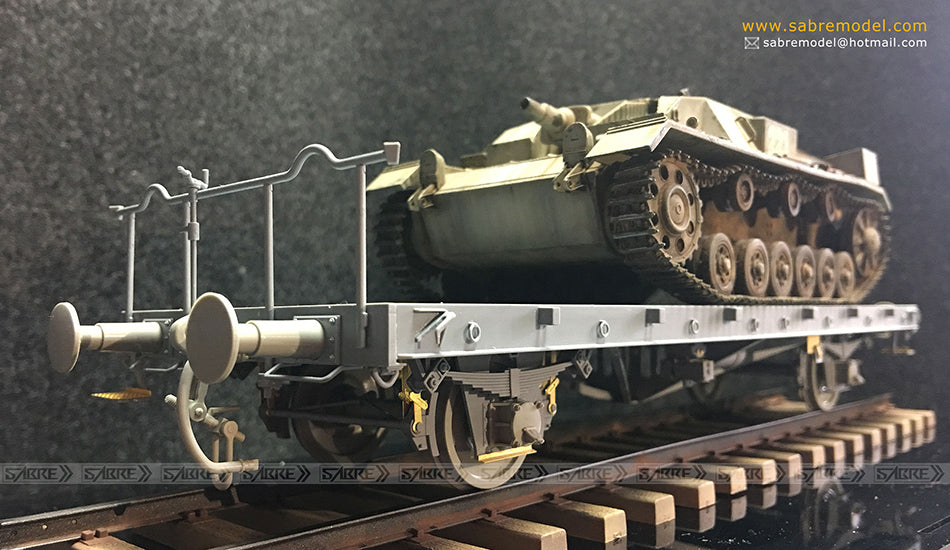 1/35 German Railway Flatbed Ommr (2 in 1) - Hobby Sense