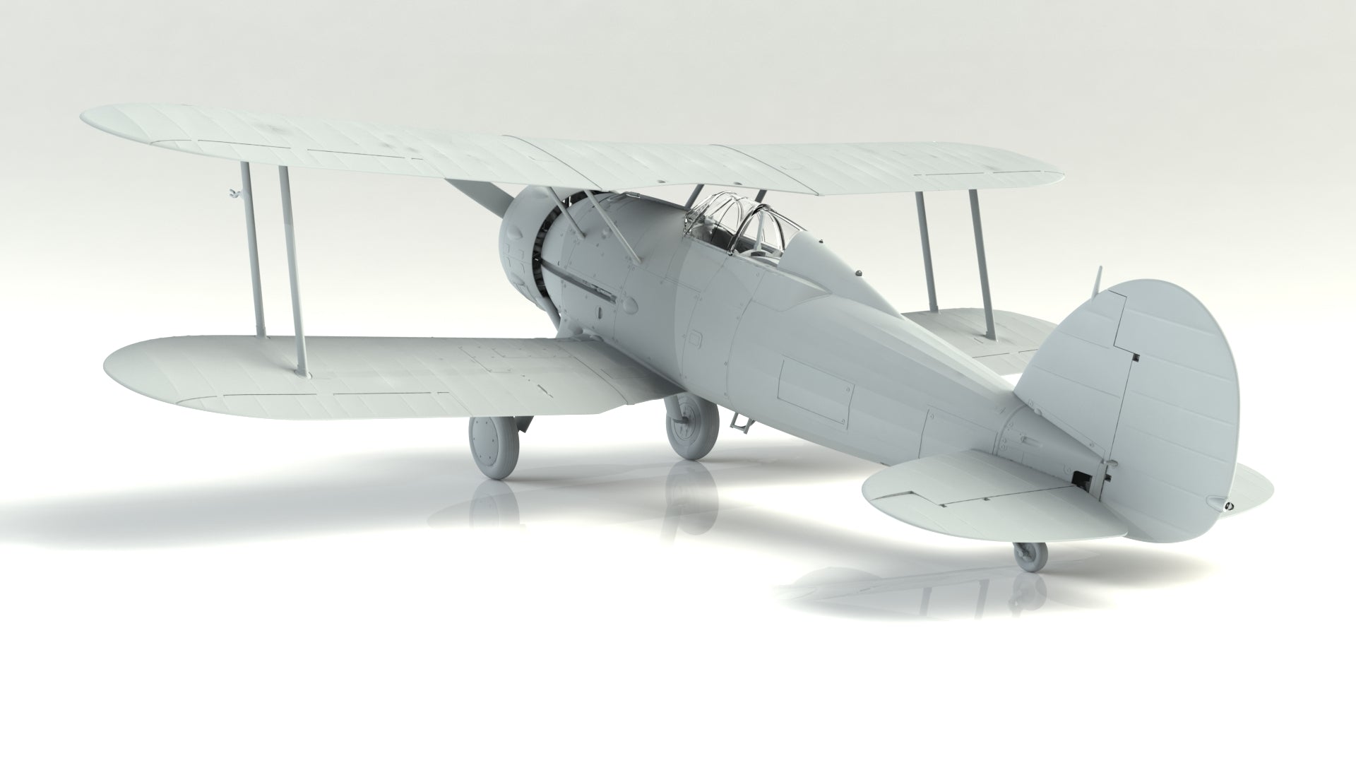 1/32 Gloster Gladiator Mk.I with British Pilots in Tropical Uniform - Hobby Sense