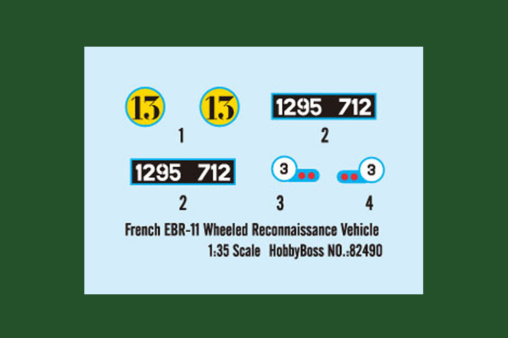 1/35 French EBR-11 Wheeled Reconnaissance Vehicle - Hobby Sense