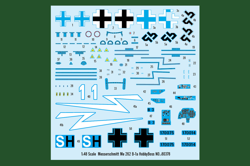1/48 Me 262 B1a - Hobby Sense