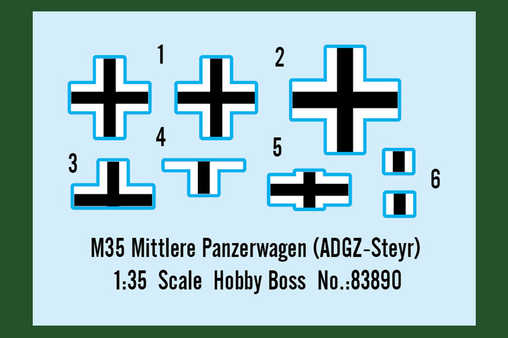 1/35 M35 Mittlere Panzerwagen (ADGZ-Steyr) - Hobby Sense