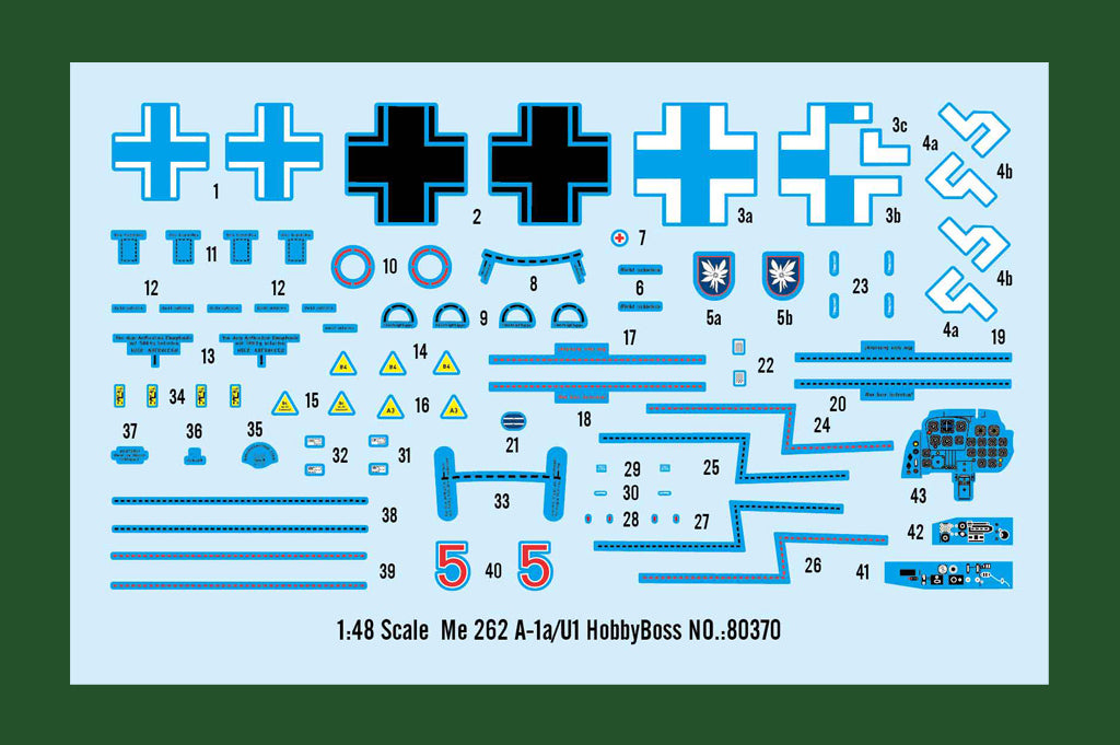 1/48 Me 262 A-1a/U1 - Hobby Sense