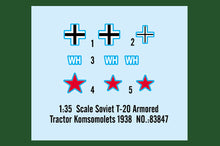 1/35 Soviet T20 Armored Tractor Komsomolets 1938 - Hobby Sense
