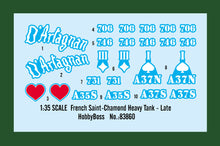 1/35 French Saint-Chamond Heavy Tank - Late - Hobby Sense