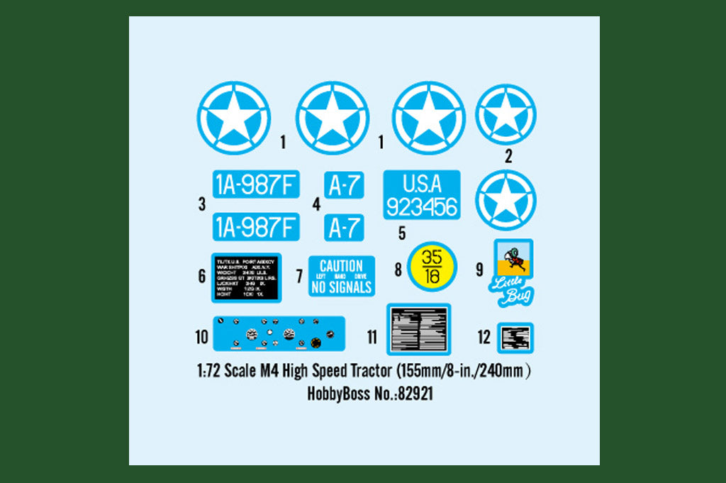 1/72 M4 High Speed Tractor (155mm/8-in./240mm) - Hobby Sense