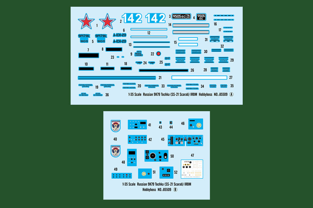 1/35 Russian 9K79 Tochka (SS-21 Scarab) IRBM, full interior - Hobby Sense