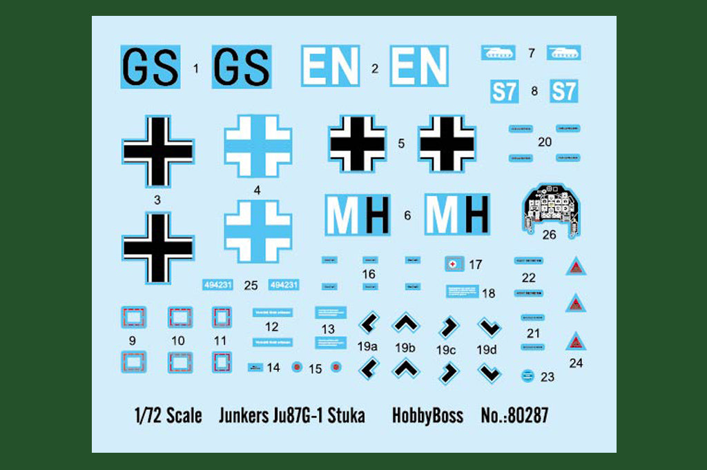 1/72 Junkers Ju-87G-1 Stuka - Hobby Sense