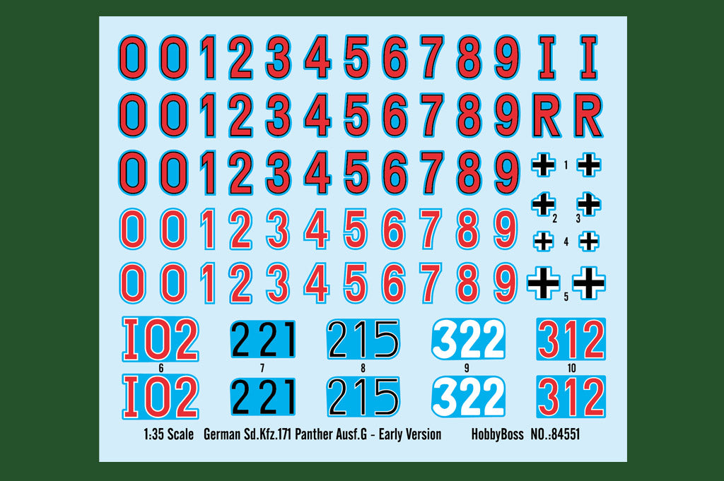 1/35 German Sd.Kfz.171 Panther Ausf.G - Early Version - Hobby Sense