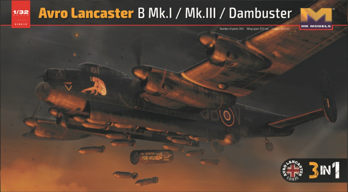 1/32 Avro Lancaster B Mk.I/Mk.III/Dambuster, RCAF - Hobby Sense