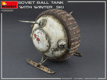 1/35 Soviet Ball Tank with Winter Ski, Interior Kit - Hobby Sense