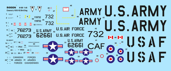 1/48 L-19/O-1 Bird Dog w/Canadian Markings - Hobby Sense