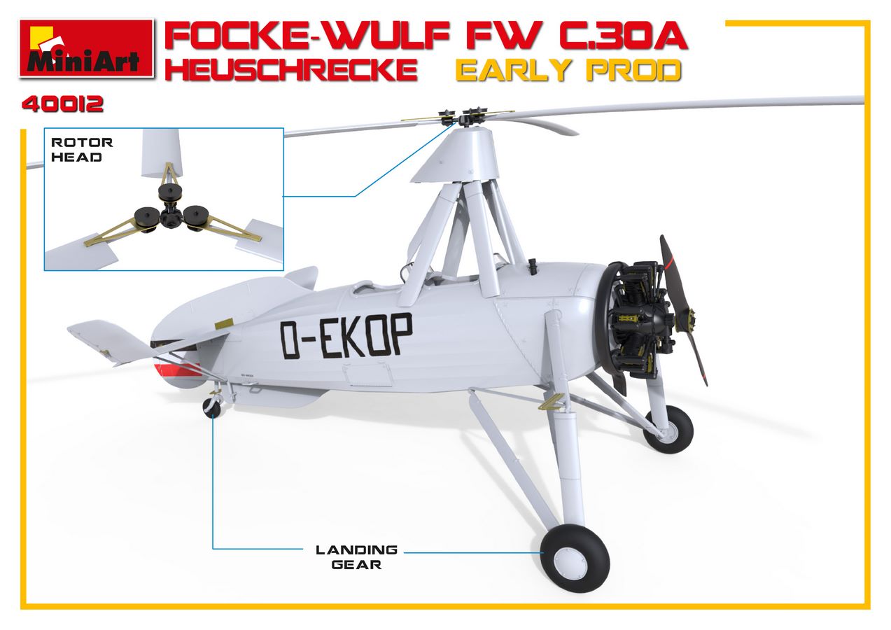 1/35 Focke Wulf FW C.30A Heuschrecke, Early Production - Hobby Sense