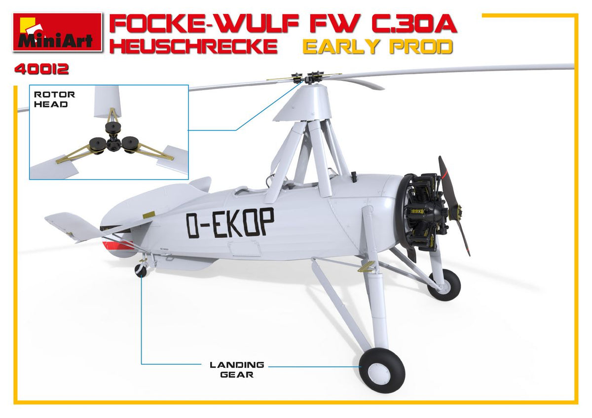 1/35 Focke Wulf FW C.30A Heuschrecke, Early Production - Hobby Sense
