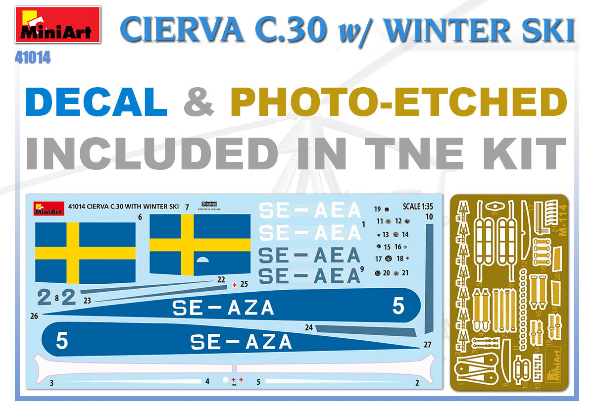1/35 Cierva C.30 with Winter Ski - Hobby Sense