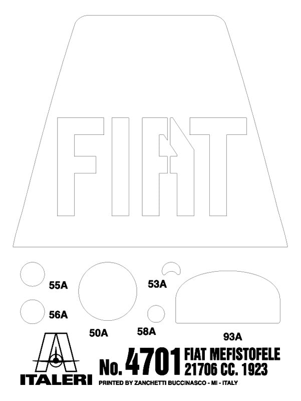 1/12 Fiat Mefistofele 21706 c.c. - Hobby Sense