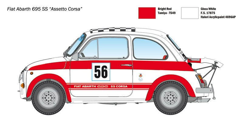 1/12 Fiat Abarth 695SS Assetto Corsa - Hobby Sense