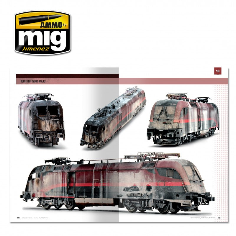 Ammo Mig Modelling School: Railway Modelling Painting Realistic Trains - Hobby Sense
