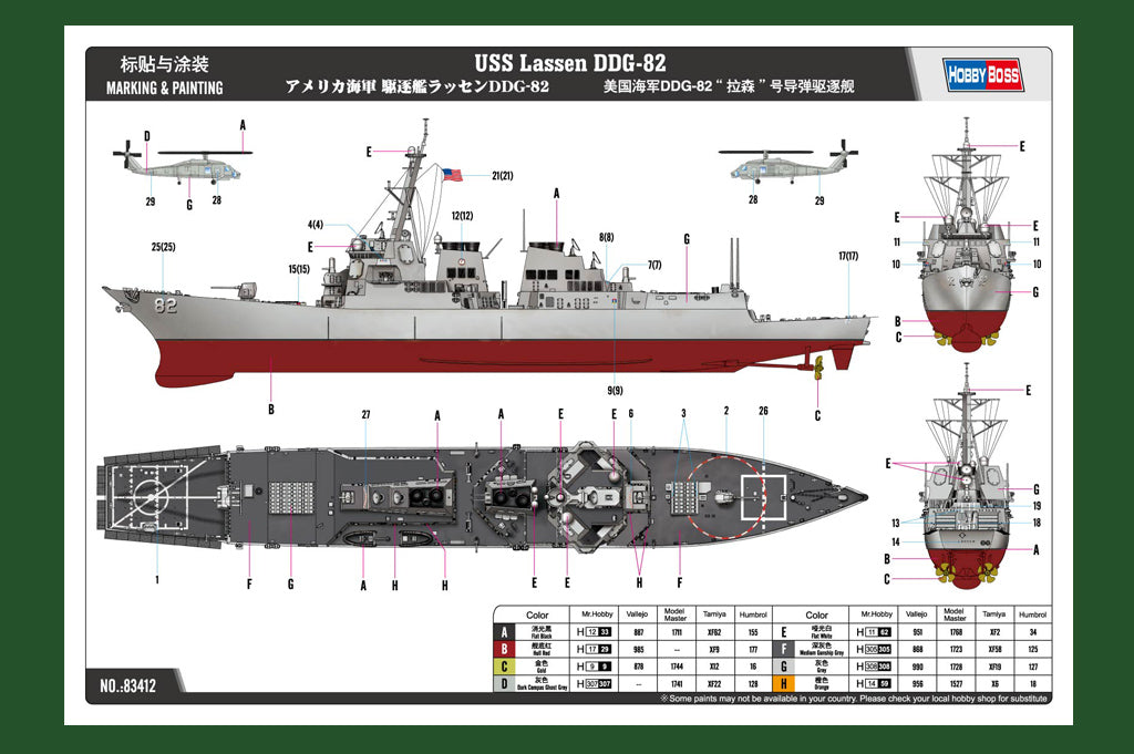1/700 USS Lassen DDG-82 - Hobby Sense