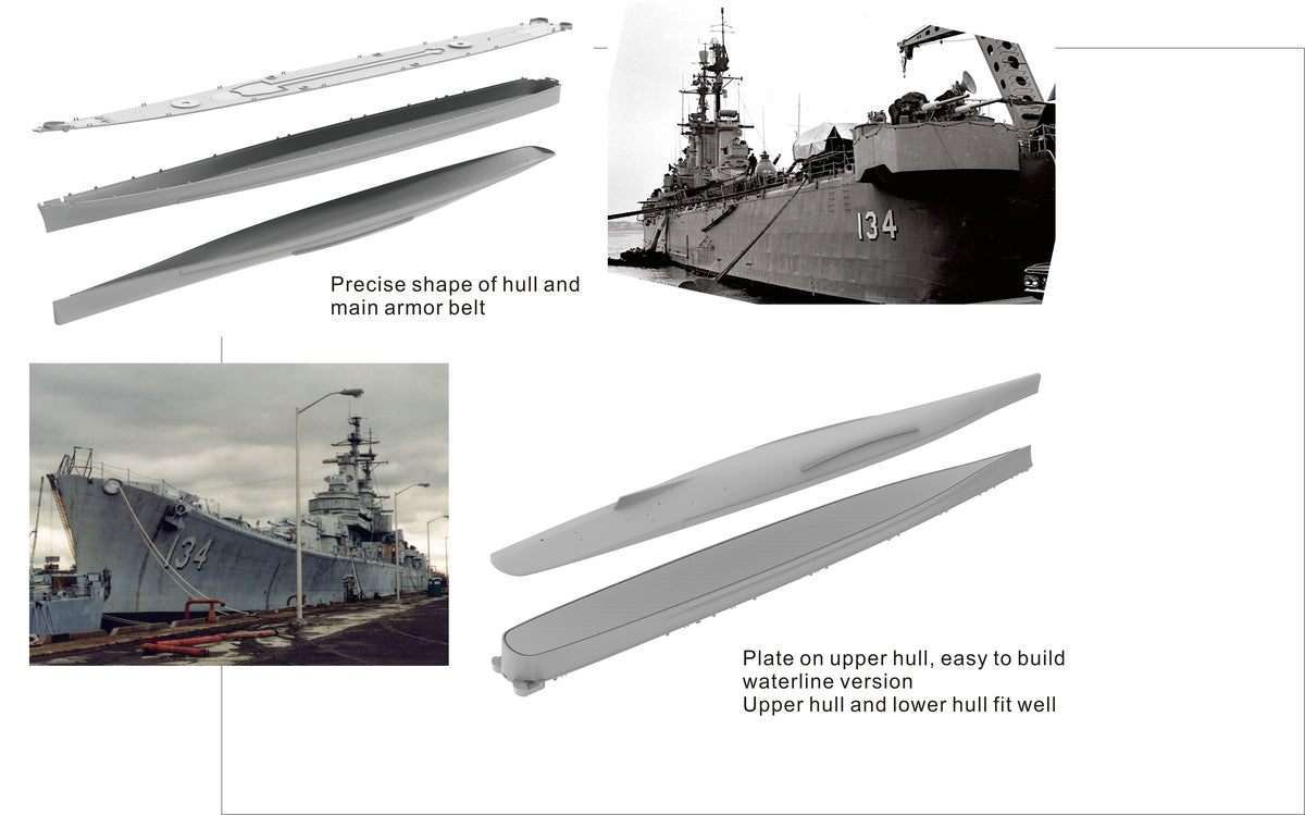 1/700 USS Des Moines CA134 - Hobby Sense