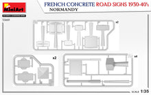 1/35 French Concrete Road Signs 1930-40's Normandy - Hobby Sense
