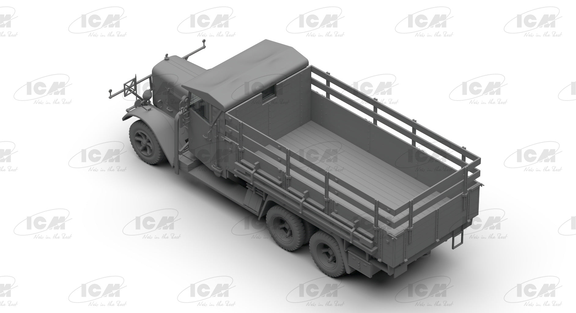 1/35 Wehrmacht 3 axle Trucks (Henschel 33D1, Krupp L3H163, LG3000) - Hobby Sense