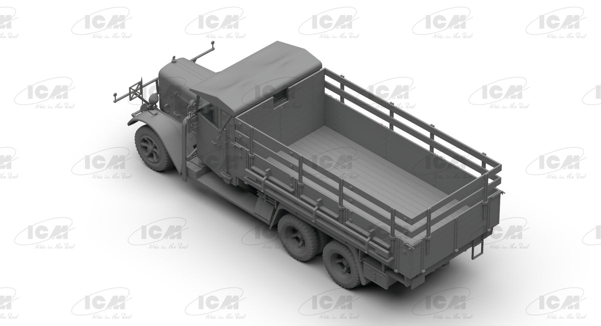 1/35 Wehrmacht 3 axle Trucks (Henschel 33D1, Krupp L3H163, LG3000) - Hobby Sense
