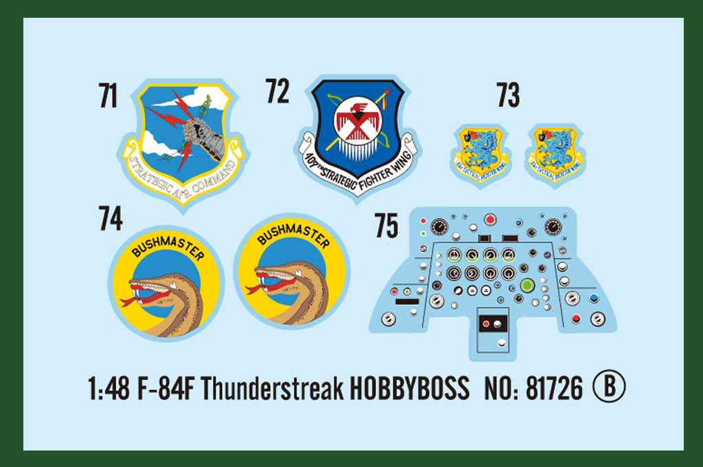 1/48 F84F Thunderstreak - Hobby Sense