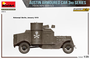 1/35 Austin Armoured Car 3rd Series: Freikorps Service. Interior Kit - Hobby Sense