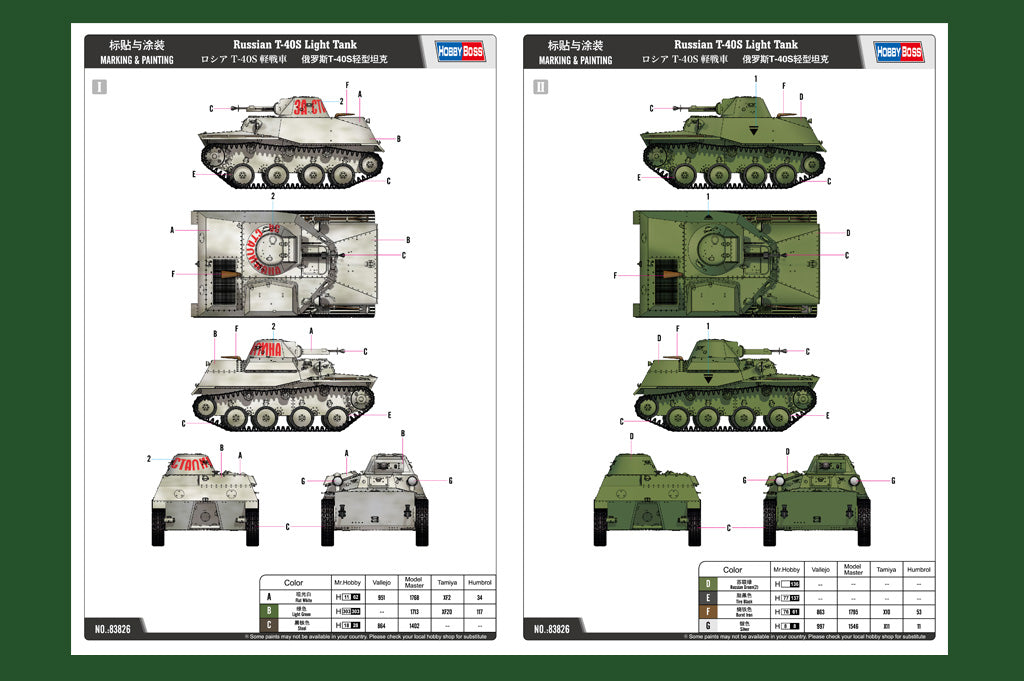 1/35 Russian T40S Light Tank - Hobby Sense