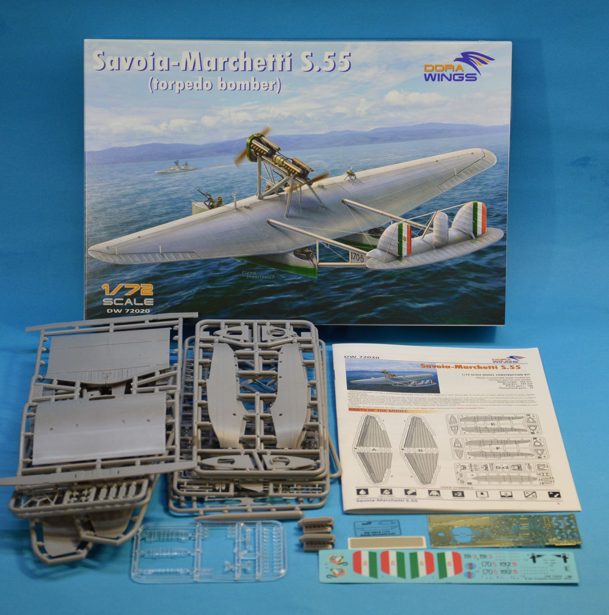 1/72 Savoia-Marchetti S.55 Torpedo Bomber - Hobby Sense