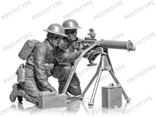 1/35 WWII British Vickers MG Crew (Vickers MG & 2 figures) - Hobby Sense