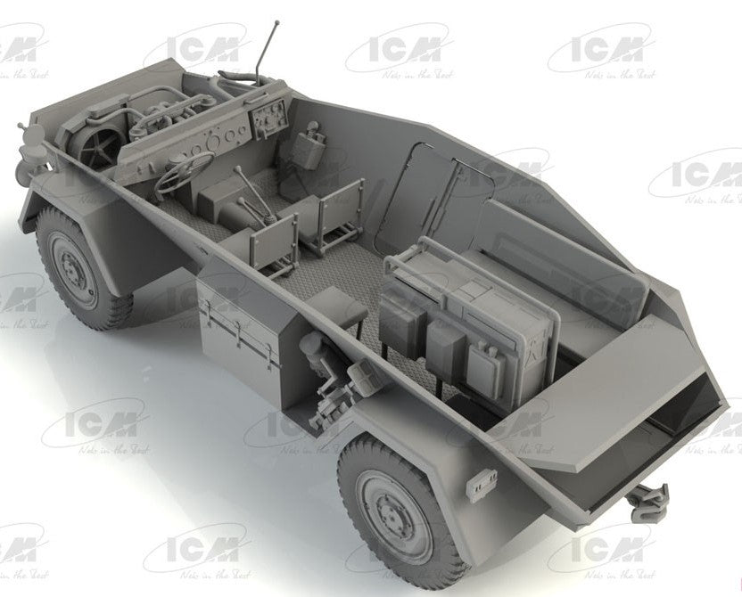 1/35 Sd.Kfz. 247 Ausf.B, German Command Armoured Vehicle - Hobby Sense