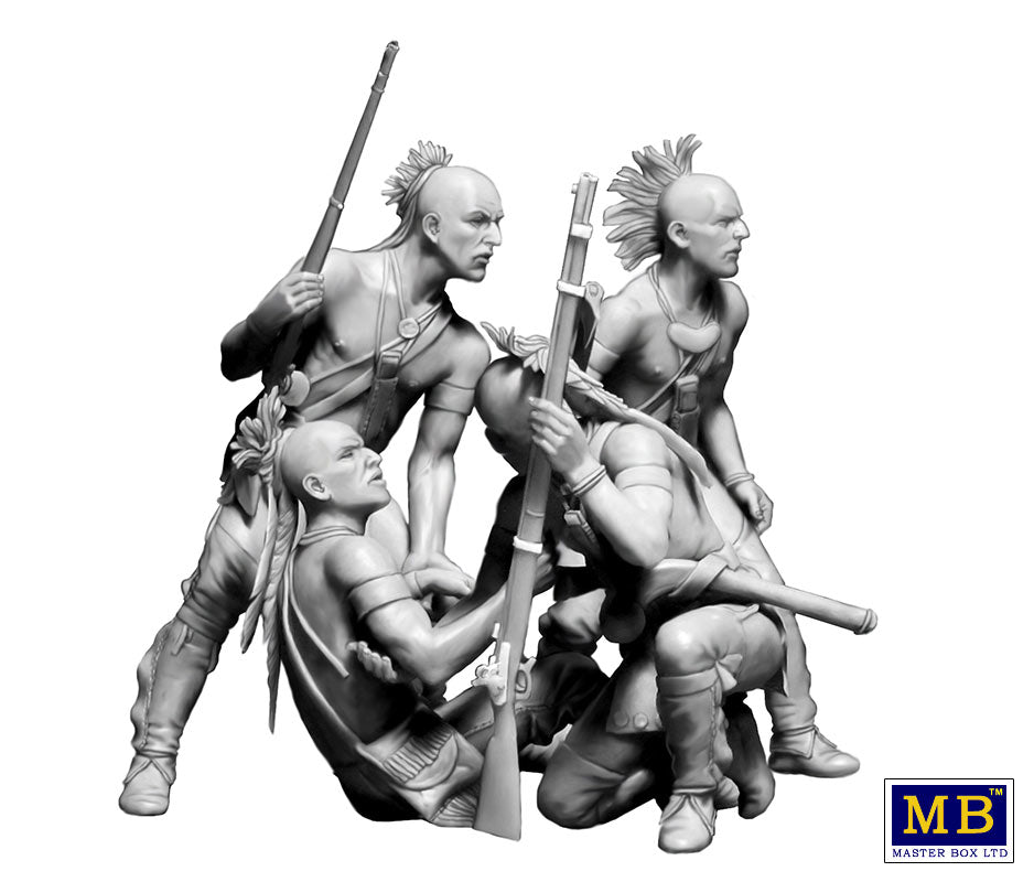 1/35 Protective Circle. Indian Wars series, XVIII century. Kit No. 1 - Hobby Sense